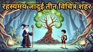 रहस्यमय जादुई तीन विचित्र शहर | Hindi Story | Moral Stories | Kahaniya | Cartoon Story | Woh Kids