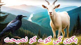 bakri ki kauwy ko naseehat //urdu moral stories // urdu kid stories