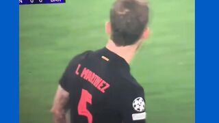 Red Card FC Barcelona last night