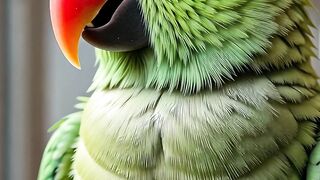 Green parrot