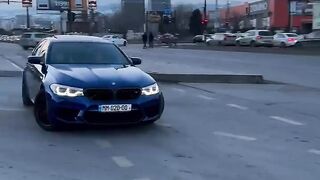 BMW drifting