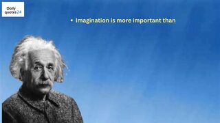 Imagination is more important than knowledge. by Bristist Author