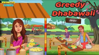 Greed is bad call.Lachi dhabawali. Hindi moral animation story.mp4