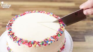 Classic Vanilla Cake Recipe _ How to Make Birthday Cake