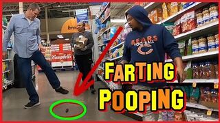 FARTING then POOPING on the FLOOR! ???????? (Funny Fart Prank #10) ????