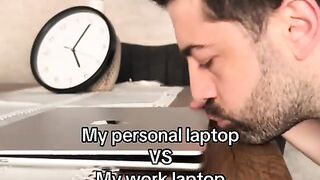 My personal laptop vs work laptop