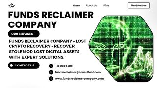 DON'T LOSE HOPE! CONTACT FUNDS RECLAIMER COMPANY TO RECOVER YOUR LOST CRYPTO