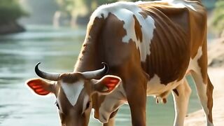 Cow funny video