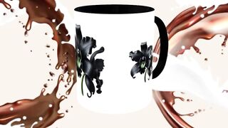 Orchid-themed mugs