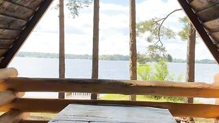 Pan bathhouse on Lake Selyava