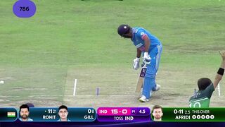 Shahen & Naseem Shine, Haris Strikes – India Wickets Fall!