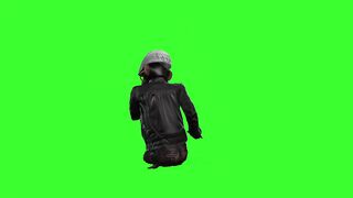 monkey-dance-3d-green-screen