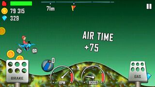 Best game play of hill climb racing gameplay on android and iOS.