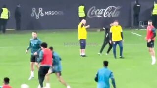 Sesi Latihan Pertama Cristiano Ronaldo Bersama Al Nassr