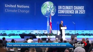 COP26_ Poor nations demand more climate action from rich countries.