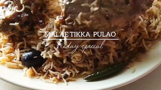 Malai boti chikan Tikka pulao