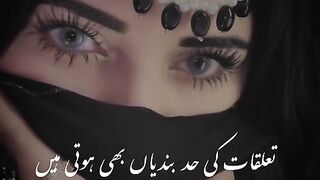 Beautifull poetry with lyrics .  vedio