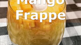 Mango Frappe | Best Mango Frappe | Starbucks Style Mango Frappe | How to make Mango Frappe