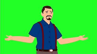 green screen cartoon character| green screen cartoon video |male,female cartoon actor