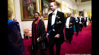 Princess Catherine in King Charles III First Dinner looks stunning ????