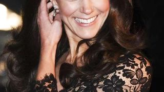 Princess Catherine in Black Net Beautiful Dresses ????