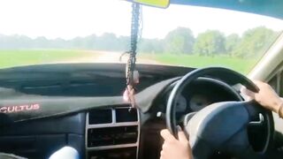 Car Driving listening a Song ????