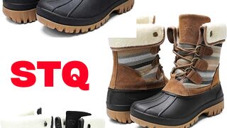 STQ snow boots for women #shorts  #short #shortvideo