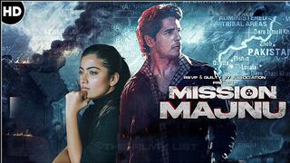 Mission Majnu Full Movie 2023 | Rashmika Mandanna New South Indian Movies Dubbed In Hindi 2023 Full