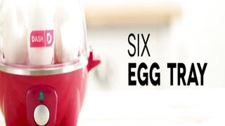 DASH Rapid Egg Cooker: 6 Egg Capacity Electric Egg Cooker for Hard Boiled Eggs, Poached Eggs, Scrambled Eggs, or Omelets