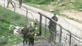 Israeli soldiers drag 8-year-old from home to home looking for stone-throwers, Hebron, March 2017