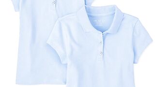 The Children's Place Girls' Short Sleeve Pique Polo