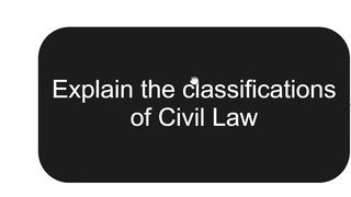 English Jurisprudence Classification of Civil Law