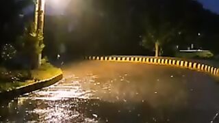 Rainy night Mansehra Pakistan