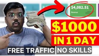 New CPA Marketing Free Traffic Method | Earned $1000+ in 1 Day & $4000 in Total