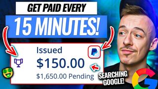 Get Paid +$75.00 Every 15 Minutes Using GOOGLE Search ($1,500+ So Far!) Make Money Online 2023