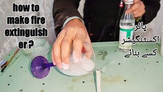 How to make fire extinguisher esy at home