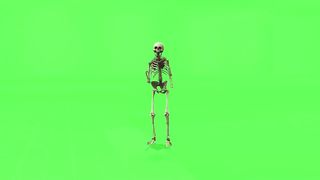 Skeleton Dancing,Skeleton green screen dance,