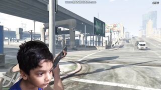 GTA 5 shooting Biker by Shotgun.