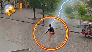 50 Luckiest People Caught On Camera! 4