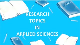 RESEARCH TOPICS in APPLIED SCIENCES