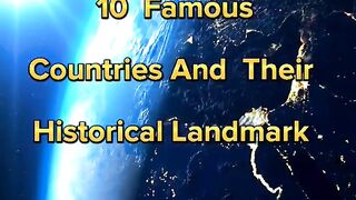 10 Famous Countries And Their Historical Landmarks #shorts #irk333 #viral.