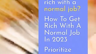 How To Get Rich With A Normal Job?,#shortvideo, #shorts ,#short