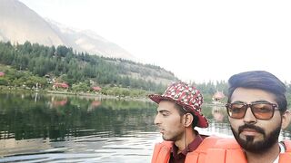 Boating at lower kachura lake