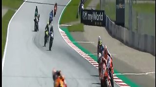 Terrifying MotoGP™ crash from every angle - #AustrianGP