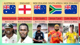 Cricket Players Who Played for Other Country | Born in One Country Played For Another.