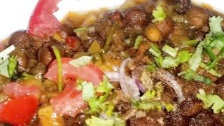 Black Chana Chaat Recipe By noreen siddique food _ Quick And Easy Recipe __2