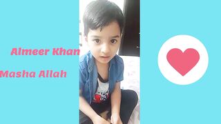 Ramzan ul Mubarak information tolk My Cute Son Almeer Khan.. Kids Video,