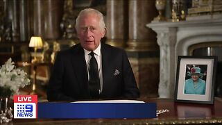 King Charles Ill delivers first speech after the death of Queen Elizabeth II | 9 News Australia