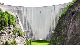 ANVIL Vs. CAR from 165m Swiss Dam!