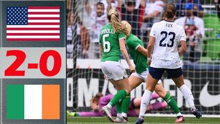 USA vs Ireland Highlights | FULL MATCH | Women's Football Friendly International | 4.8.2023